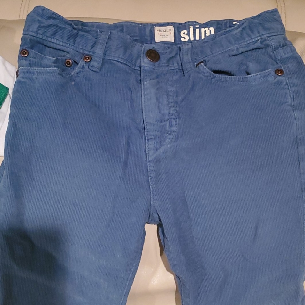 Boys corduroy pants size 7 slim